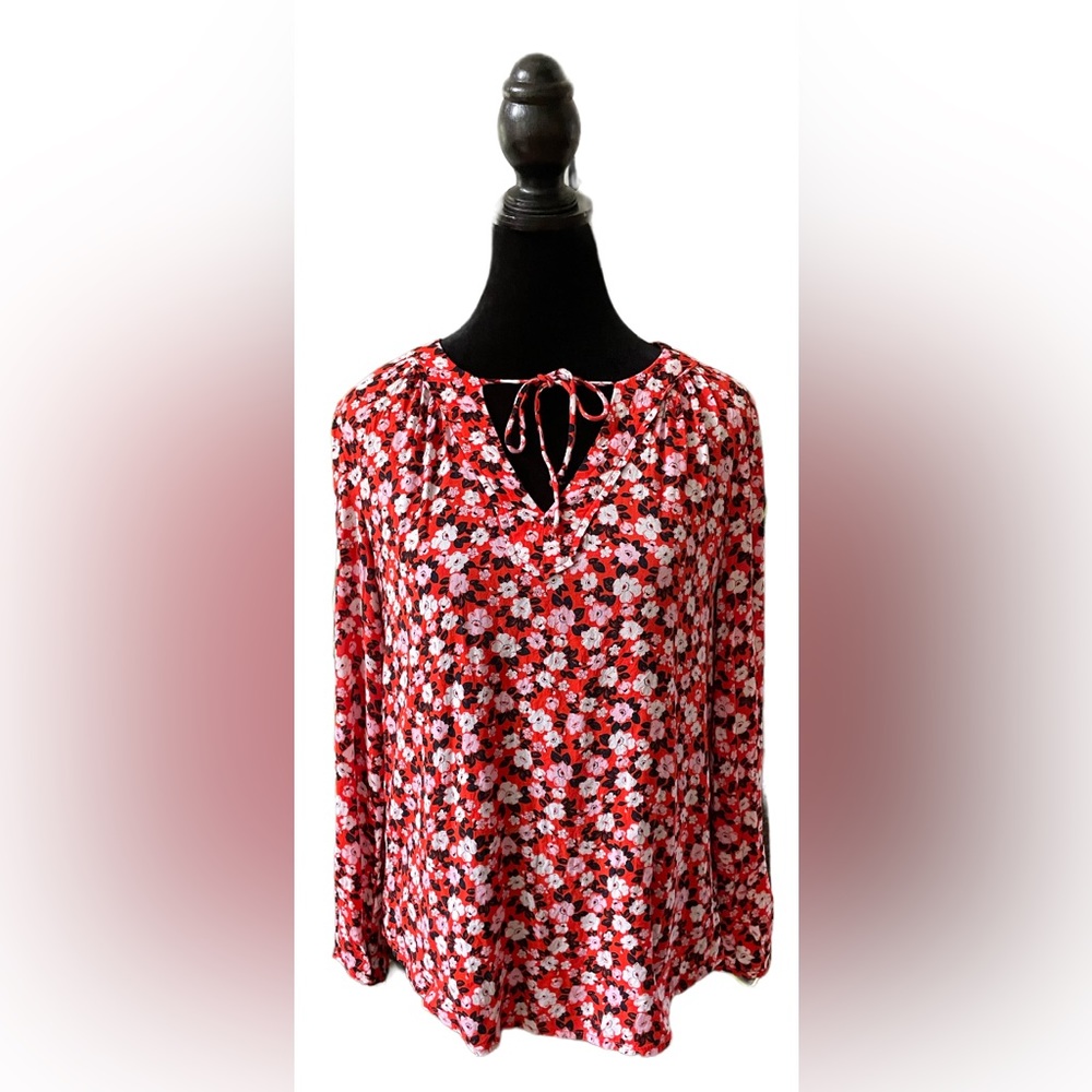 Old Navy: Peasant Floral Blouse